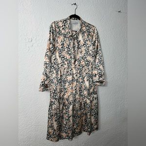 Cheetah print midi dress